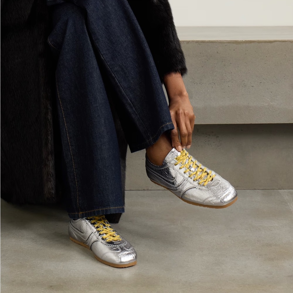 Silver Dries Van Noten Dustin sneakers